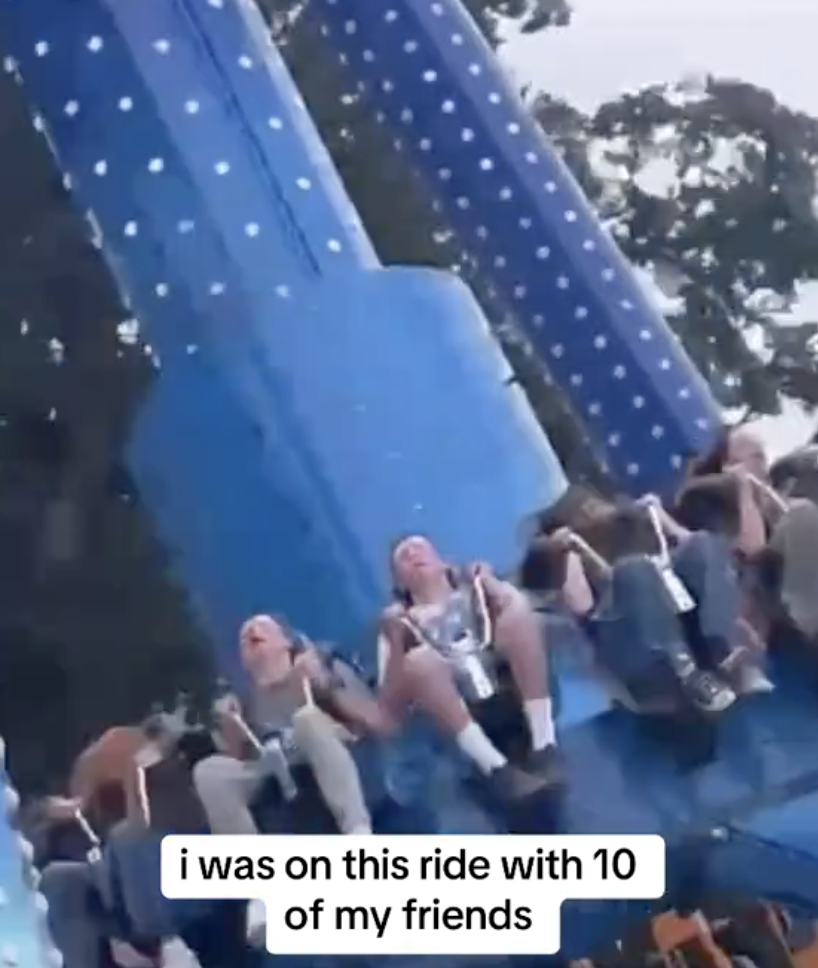 ride in an amusement park